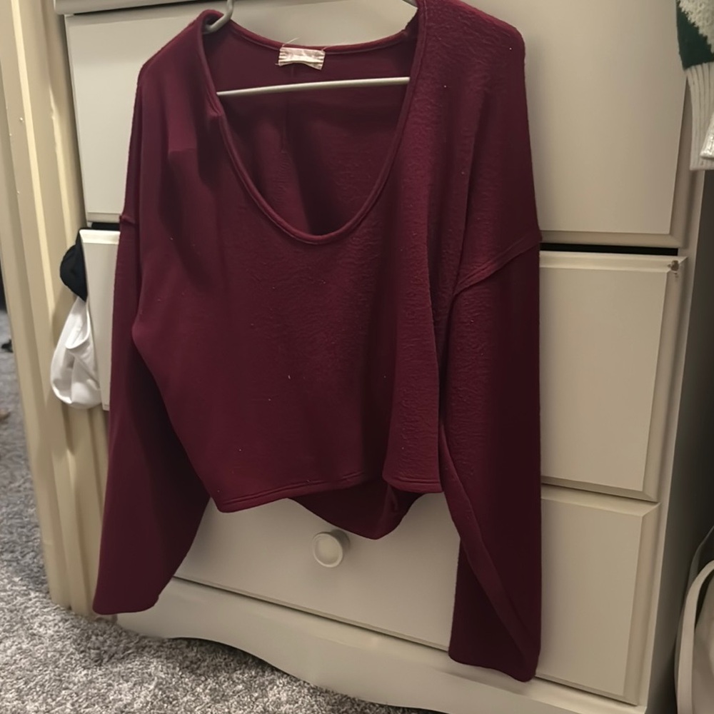 Altar'd State Burgundy Sweater